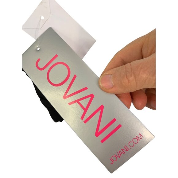 Cache Black Beaded Mesh & Jersey Evening Gown Size 8 RF10611 NWT $458 Formal - Picture 12 of 15